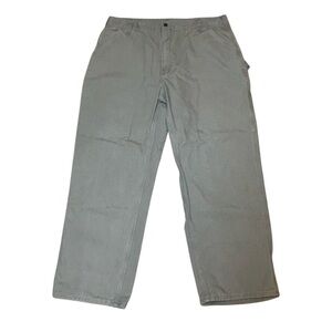 Carhartt Dungaree Fit Pants Khakis Work Made In USA Sz 42 X 32 Men’s